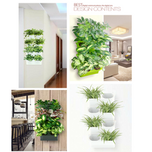 Load image into Gallery viewer, Stackable Flower Pot Wall Hanging Vertical Planter Succulent Plants Bonsai Vase Garden Home Decoration