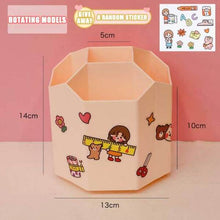 Load image into Gallery viewer, Simple Color Desktop Pen Holder Stationery Receive A Case