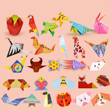 Load image into Gallery viewer, 54 Sheets Of Hand-made Diy Materials For Kindergarten Color Paper-cutting