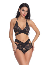 Load image into Gallery viewer, European And American Lace Mesh Underwear Set