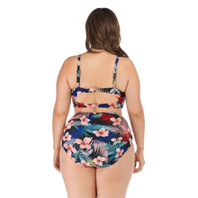 Load image into Gallery viewer, Fat woman underwire big cup ladies swimsuit