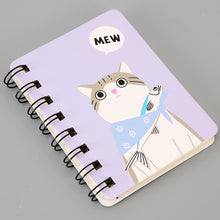 Load image into Gallery viewer, Small Cartoon Thickened Cute Portable Small Coil Notebook