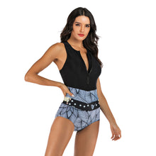 Load image into Gallery viewer, One-piece sleeveless women's swimwear