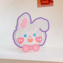Load image into Gallery viewer, Creative Cartoon Student Desktop Pen Holder Office Stationery Cosmetics Transparent Storage Tube
