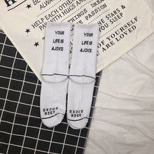 Load image into Gallery viewer, Cotton Comfortable English Socks