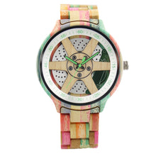 Load image into Gallery viewer, Leisure adult wood, wood and quartz watch