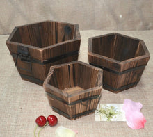 Load image into Gallery viewer, Balcony Planting Vegetable Anticorrosive Wooden Flowerpot Home