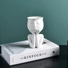 Load image into Gallery viewer, Portrait Art Personality Resin Flower Pot