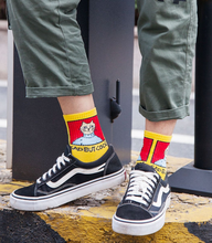 Load image into Gallery viewer, Creative cartoon tide socks INS net red super fire men and women couple socks cotton tube