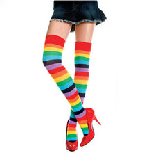Load image into Gallery viewer, Rainbow Striped Stockings