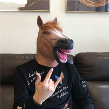 Load image into Gallery viewer, Funny Horse Donkey Head Orangutan Vibrato Rabbit Mask Annual Performance