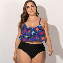 Load image into Gallery viewer, Oversized fat girl female split bikini swimsuit