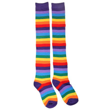 Load image into Gallery viewer, Rainbow Striped Stockings