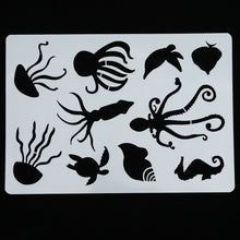 Load image into Gallery viewer, Hollow Painting Template Animal Theme Inkjet Graffiti Template