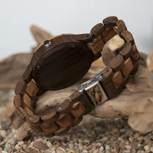 Load image into Gallery viewer, Inter-Wood Quartz Watch Men's Wood Watch