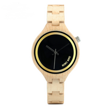 Load image into Gallery viewer, Wooden quartz watch