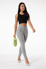 Load image into Gallery viewer, shascullfites melody high waist gray leggings push up shaping leggings hip lifting peach lift leggings