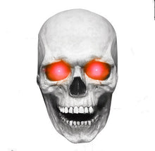 Load image into Gallery viewer, New Halloween Scary Skull With Movable Mouth And Glow