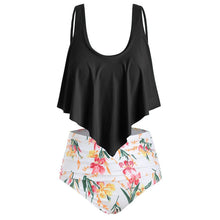 Load image into Gallery viewer, Plus size swimsuit bikini split swimsuit