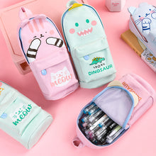 Load image into Gallery viewer, Cute Schoolbag Pen Large Capacity Stationery Bag