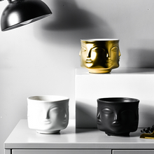 Load image into Gallery viewer, Individual face flower pot
