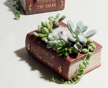 Load image into Gallery viewer, Vintage Literature Book Resin Succulent Plant Pot