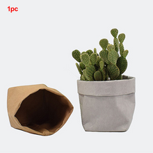 Load image into Gallery viewer, Flower pot supplies washed kraft paper storage bag