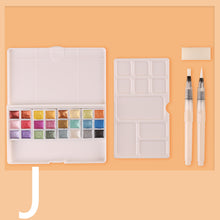 Load image into Gallery viewer, Solid Watercolor Paint Set Sketch Watercolor