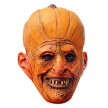 Load image into Gallery viewer, Halloween Easter Pumpkin Cosplay Latex Mask Scary Halloween Carnival Dress Up Headgear Props