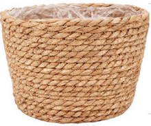 Load image into Gallery viewer, Storage Basket Plant Flower Pot Straw Seaweed Weaving Mechanism Amazon Size Plant Basket Interior Decorative Flower Pot
