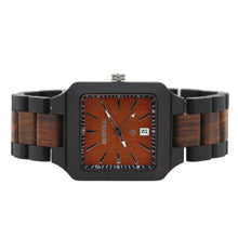 Load image into Gallery viewer, Watch men's quartz watch custom European and American fashion jewelry bamboo tabl