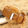 Load image into Gallery viewer, Bamboo Analog Quartz Nature Wood Wrist Watch