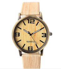 Load image into Gallery viewer, Wood Grain Style Wrist Watch