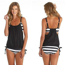 Load image into Gallery viewer, Ladies Popular Casual Striped One-piece Bikini