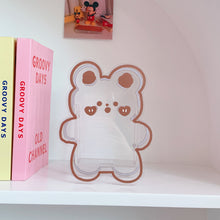 Load image into Gallery viewer, Creative Cartoon Student Desktop Pen Holder Office Stationery Cosmetics Transparent Storage Tube