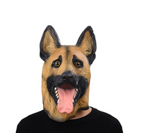 Load image into Gallery viewer, Halloween Masks Cartoon Man And Woman Horror Dance Adult Cos Latex Mask Caps Animal Police Dog Caps