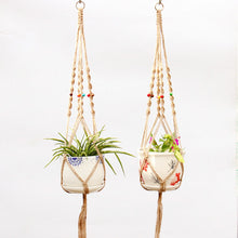 Load image into Gallery viewer, Hanging net on wall of flower pot