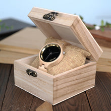 Load image into Gallery viewer, Wooden quartz watch