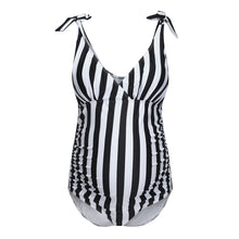 Load image into Gallery viewer, Printed women's maternity swimsuit