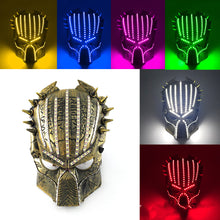 Load image into Gallery viewer, LED predator glowing mask