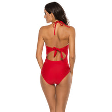 Load image into Gallery viewer, Mesh detail sling one-piece swimsuit