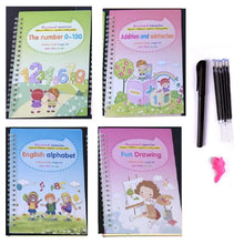 Load image into Gallery viewer, Sank Magic Practice Copybook no erase children's poster in English grooved poster