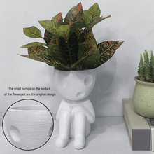 Load image into Gallery viewer, Nordic Creative Cute Tree Man Pot Ceramic Little People Body Flower Pots Home Office Ornaments Cartoon Succulent Plants Potted