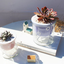 Load image into Gallery viewer, Cartoon glass ceramic flower pot