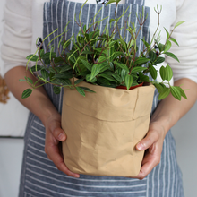 Load image into Gallery viewer, Cement Cloth Bag Flowerpot Cowhide Bag Simple