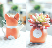 Load image into Gallery viewer, Flower Pot Mini Plant Pot Modern Pet Dog Annimal Style Garden Cactus Succulent Pots