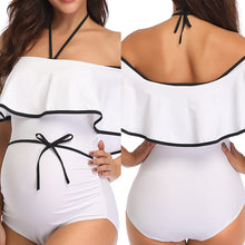 Load image into Gallery viewer, Maternity One-Piece Beach Swimsuit