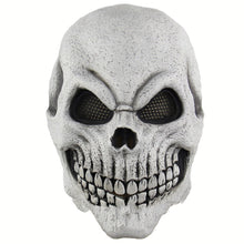 Load image into Gallery viewer, Halloween Face Mask Horror Latex Skull Mask Headgear