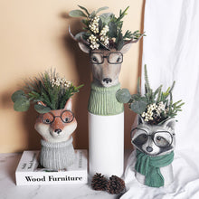Load image into Gallery viewer, Resin Courtyard Garden Animal Flower Pot Vase Decoration