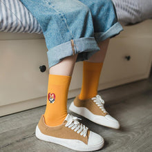 Load image into Gallery viewer, Vintage embroidered long cotton socks